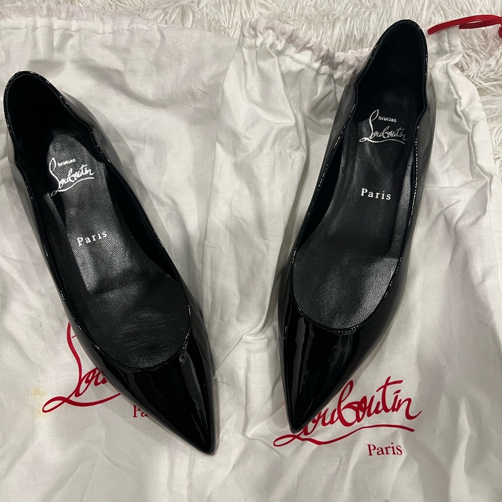 Christian Louboutin Hot Chickita Patent Flat